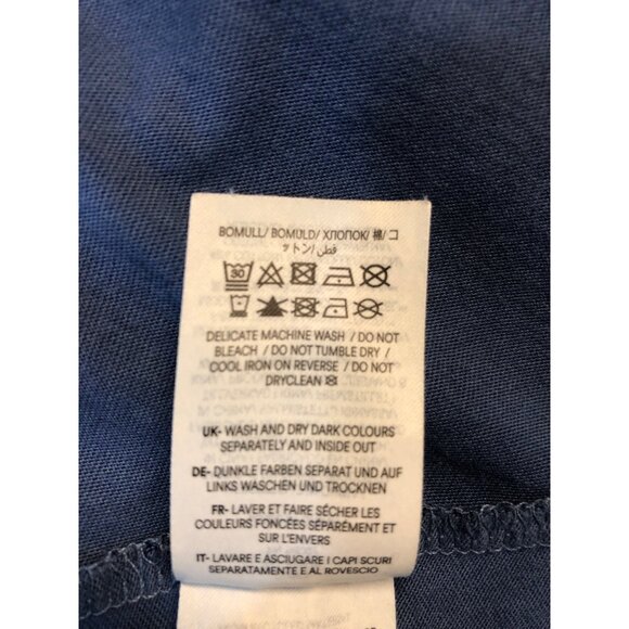 Boden Sleeveless Zebra Print Blue & Black Shirt Dress Size 8 Petite - Picture 9 of 11